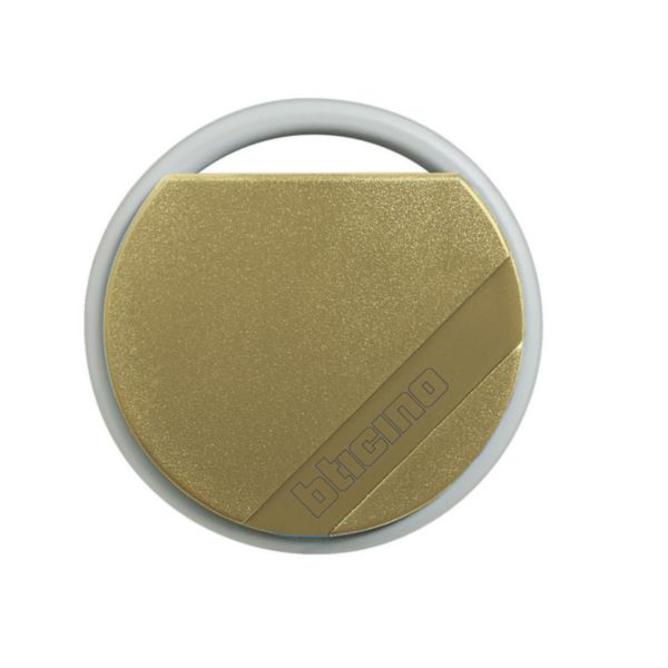 Badge de proximité résidents 13,56MHz couleur beige