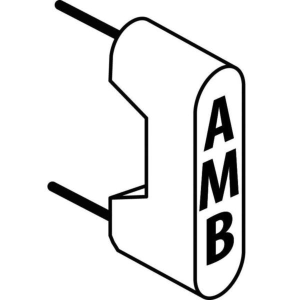 Jeu de 10 cavaliers de configuration pour système BUS avec marquage AMB