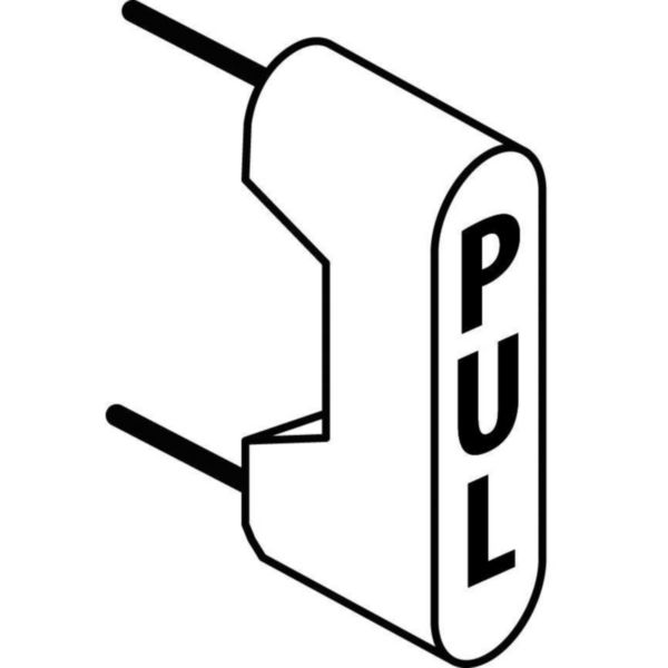 Jeu de 10 cavaliers de configuration pour système BUS avec marquage PUL