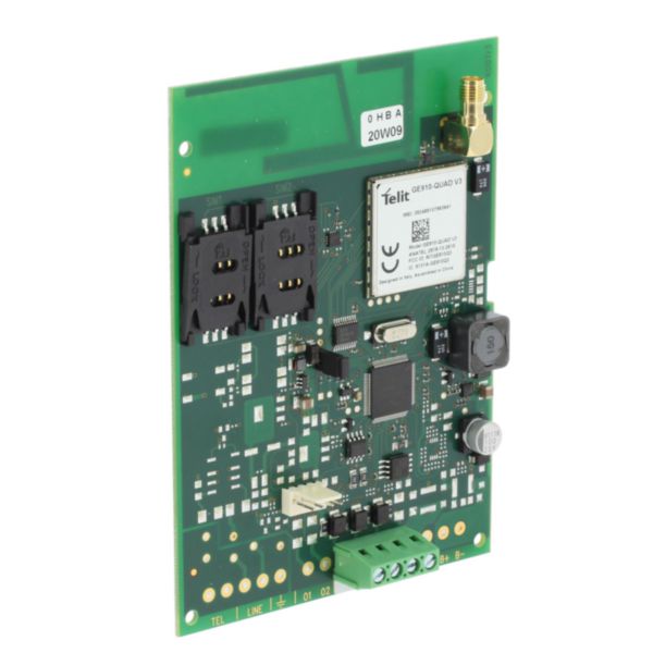 Carte de communication GSM / GPRS pour alarme intrusion MyHOME_Up pour montage dans coffret référence BT4211