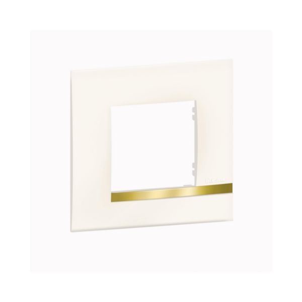 Plaque Altège Collection Déco 1 poste finition Opale - blanc brillant avec liseré imitation or - Page 7