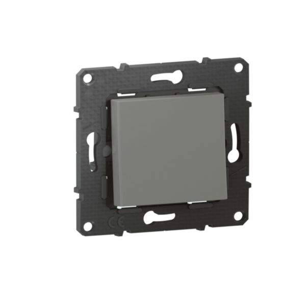 Poussoir Altège 6A avec connexion à bornes automatiques - finition Nuage