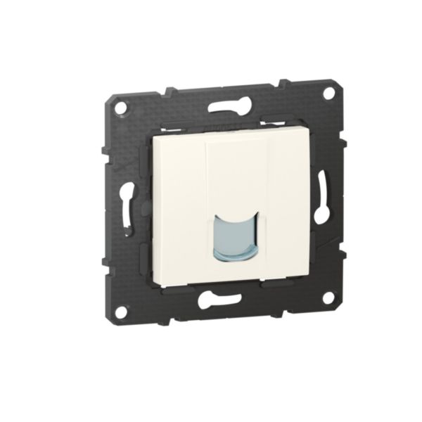 Prise RJ45 multimédia catégorie 6 FTP Altège - finition Neige