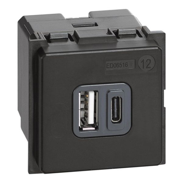 Prise USB Type-C + USB Type-A Living Now 3A 15W - 2 modules - Page 4