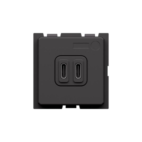 Prise double USB type-c 30w - 2 modules living now