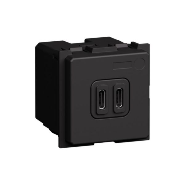 Prise double USB type-c 30w - 2 modules living now