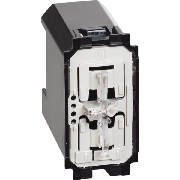 Interrupteur filaire connecté Living Now with Netatmo avec neutre avec option variation 150W - 1 module