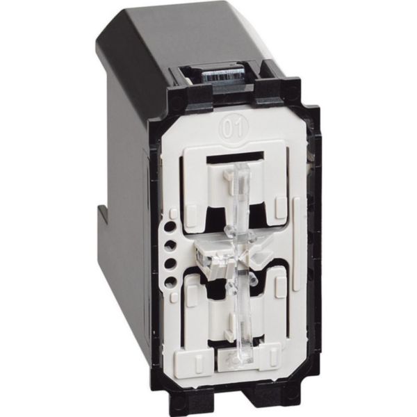 Interrupteur filaire connecté Living Now with Netatmo avec neutre avec option variation 150W - 1 module