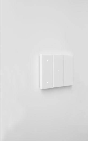 Touche tactile multifonction personnalisable Living Now 1 module pour dalle électrique MyHOME_Up - blanc