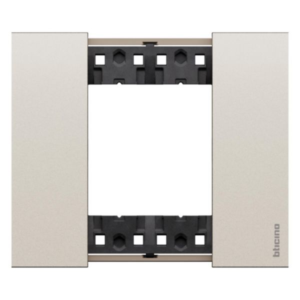 Plaque Living Now 2 modules champagne