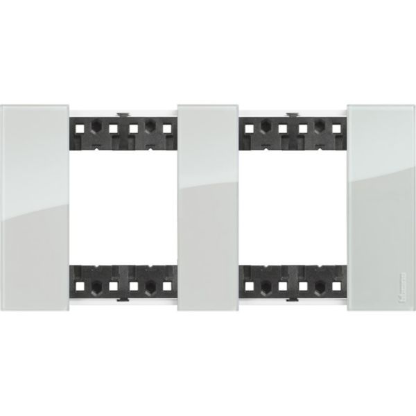 Plaque de finition Living Now Collection Les Blancs matière polymère 2x2 modules - finition Ciel