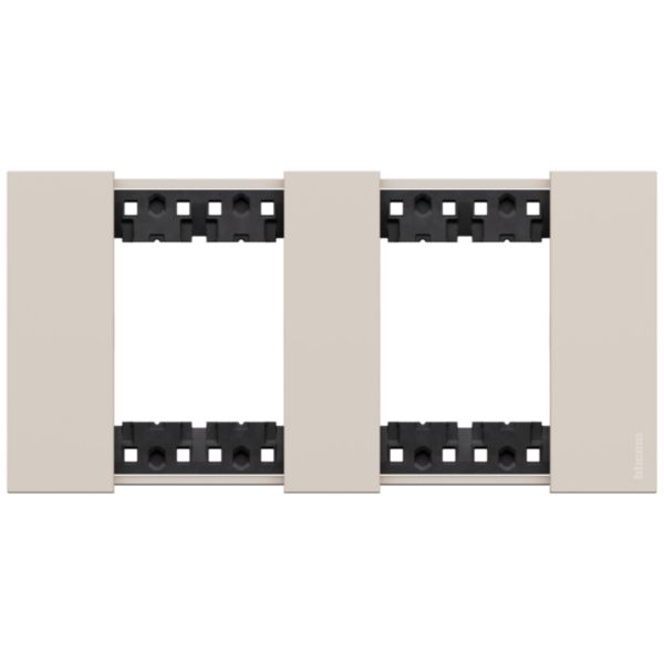 Plaque de finition Living Now Collection Les Sables matière polymère 2x2 modules - finition Sable