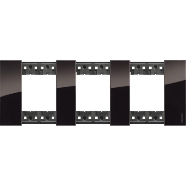 Plaque de finition Living Now Collection Les Noirs matière polymère 3x2 modules - finition Nuit