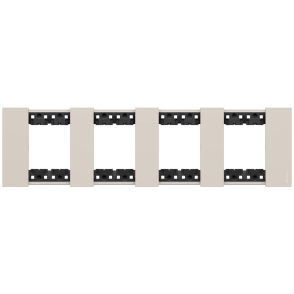 Plaque de finition Living Now Collection Les Sables matière polymère 4x2 modules - finition Sable