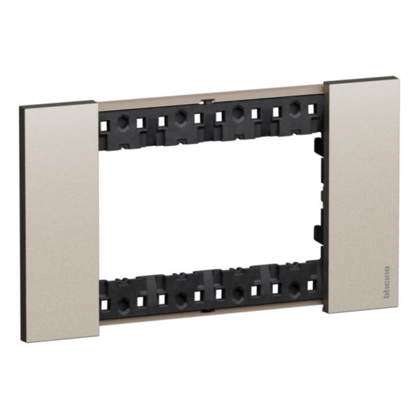 Plaque Living Now 4 modules champagne