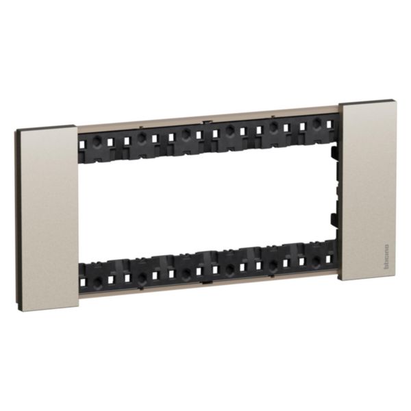 Plaque Living Now 6 modules champagne