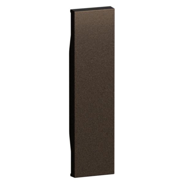 Enjoliveur obturateur 1 module Living Now bronze