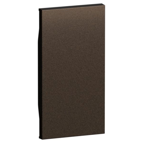 Enjoliveur obturateur 2 modules Living Now bronze