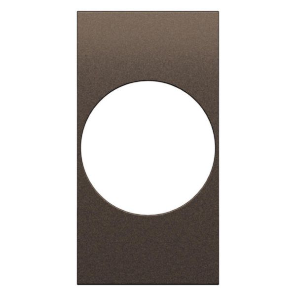 Enjoliveur prise 10/16 A FR/GER 2 modules Living Now bronze