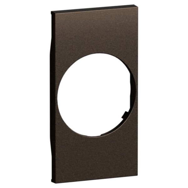 Enjoliveur prise 10/16 A FR/GER 2 modules Living Now bronze