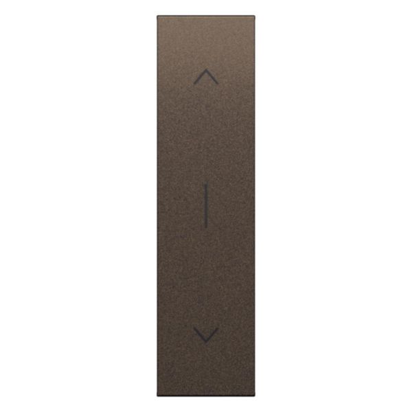 Enjoliveur volet roulant 1 module Living Now bronze