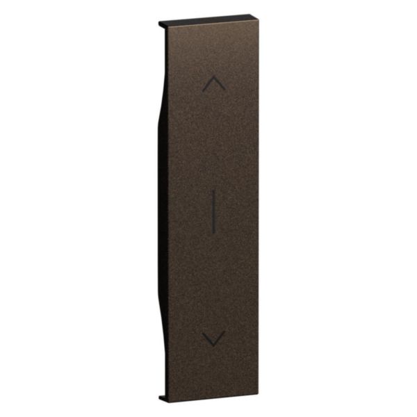 Enjoliveur volet roulant 1 module Living Now bronze