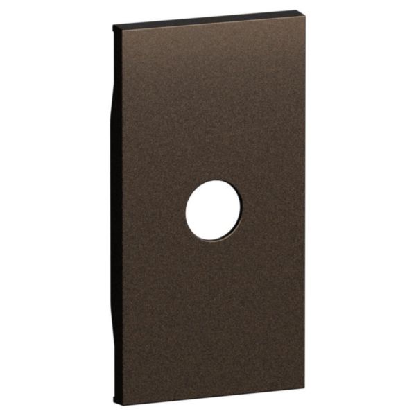 Enjoliveur prise TV 2 modules Living Now bronze