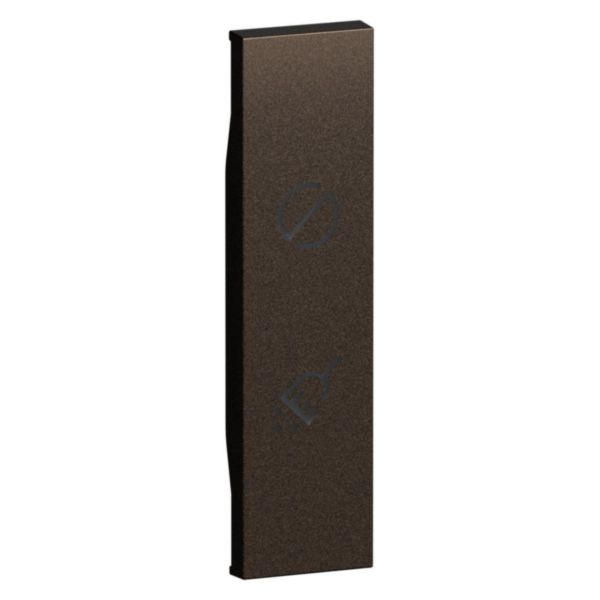 Enjoliveur double commande hôtel 1 module Living Now bronze