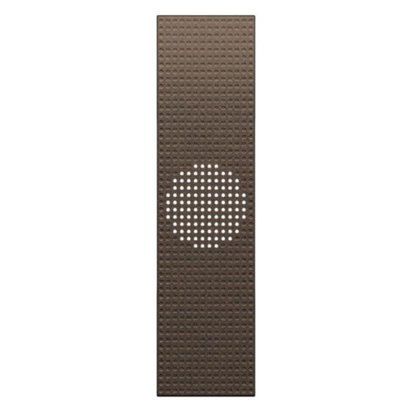Enjoliveur pictogramme sonnette 1 module Living Now bronze