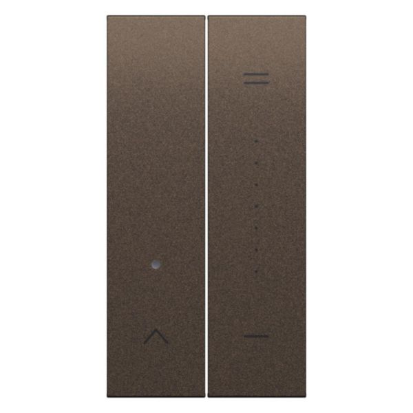Enjoliveur variateur 2 modules Living Now bronze