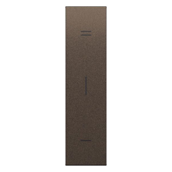 Enjoliveur variateur Living Now 1 module - Bronze