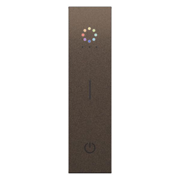 Enjoliveur interrupteur sans fil Living Now 1 module - Bronze