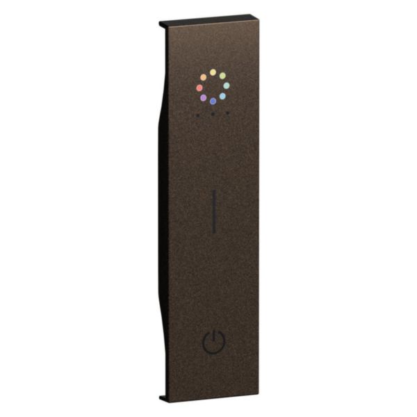 Enjoliveur interrupteur sans fil Living Now 1 module - Bronze