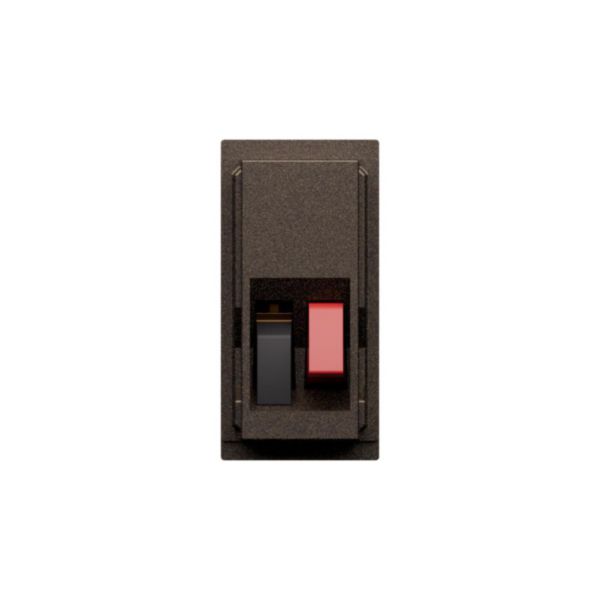Prise audio haut-parleurs Living Now - Bronze