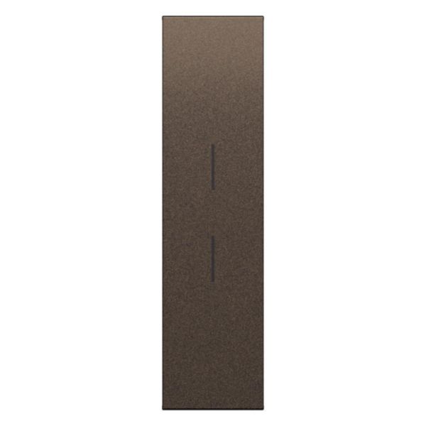 Enjoliveur neutre 2 fonctions Living Now 1 module - Bronze