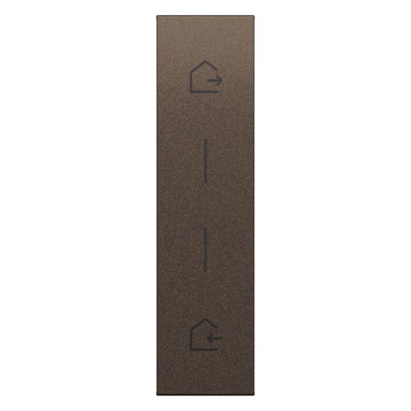 Enjoliveur départ/arrivée Living Now 1 module - Bronze