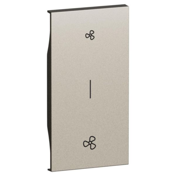 Enjoliveur interrupteur VMC 2 modules Living Now champagne