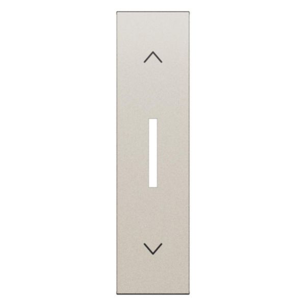 Enjoliveur interrupteur 1 module Living Now champagne