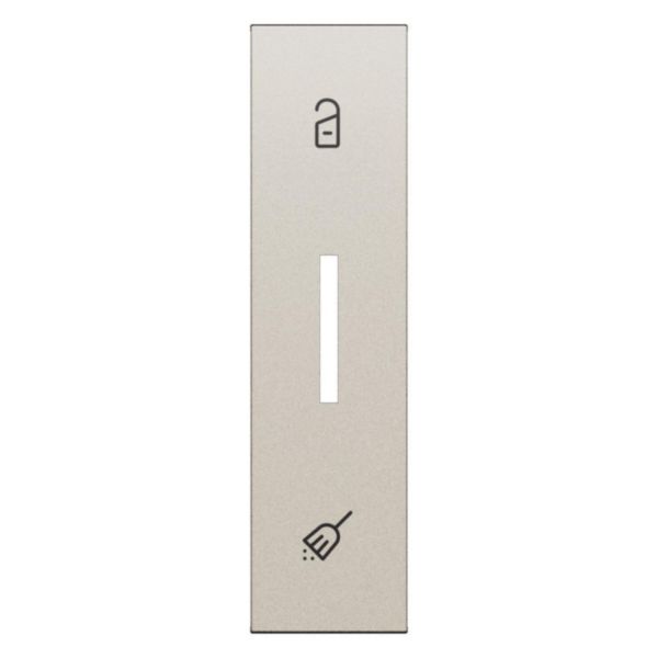 Enjoliveur interrupteur hôtel 1 module Living Now champagne
