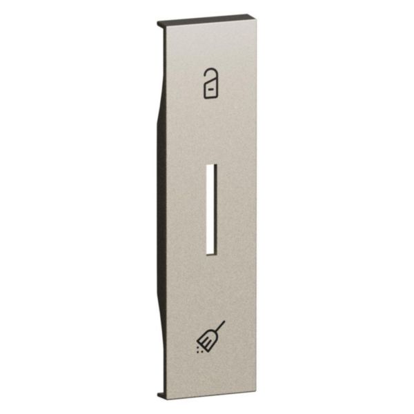 Enjoliveur interrupteur hôtel 1 module Living Now champagne