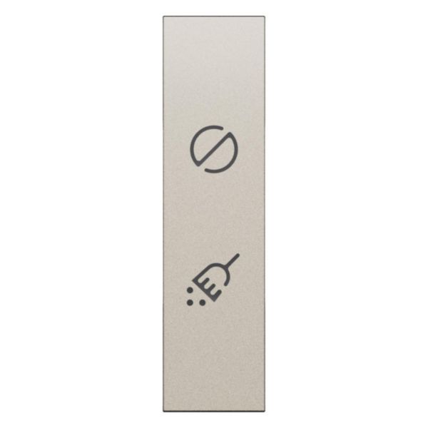 Enjoliveur double commande hôtel 1 module Living Now champagne