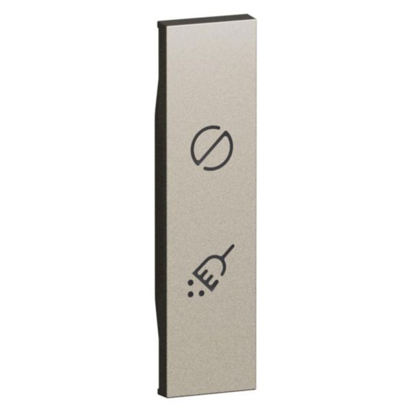 Enjoliveur double commande hôtel 1 module Living Now champagne