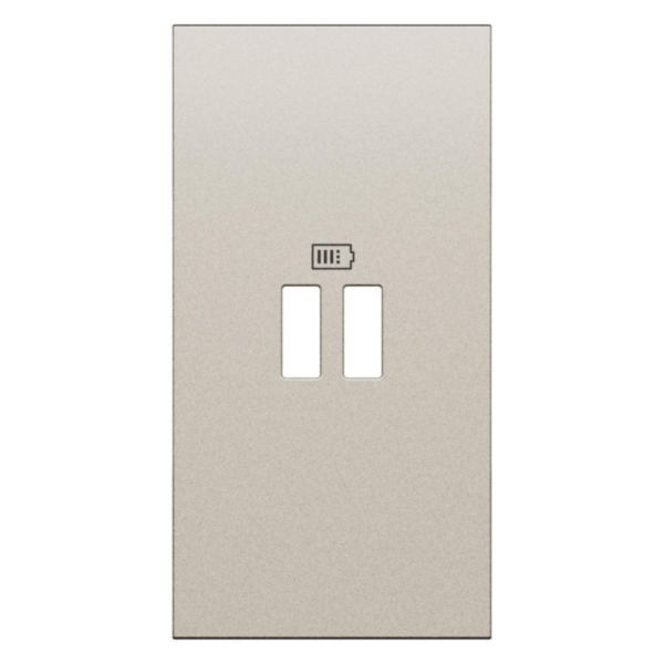 Enjoliveur prise USB 2 modules Living Now champagne