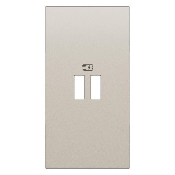 Enjoliveur prise USB Power Delivery 2 modules Living Now champagne