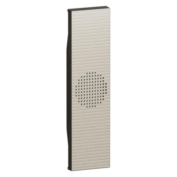 Enjoliveur pictogramme sonnette 1 module Living Now champagne