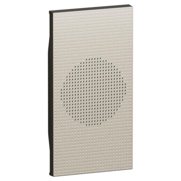 Enjoliveur pictogramme sonnette 2 modules Living Now champagne