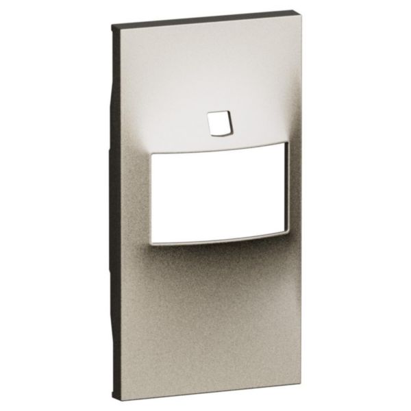 Enjoliveur détecteur infrarouge 2 modules Living Now champagne
