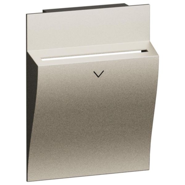 Enjoliveur lecteur badge Living Now 2 modules - Champagne