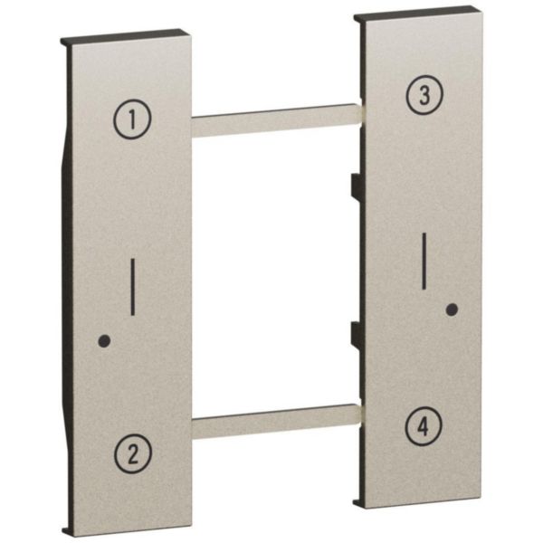 Enjoliveur commande sans fil 4 scénarios Living Now - Champagne