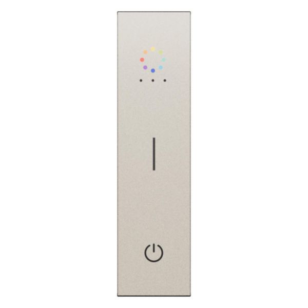 Enjoliveur interrupteur sans fil Living Now 1 module - Champagne